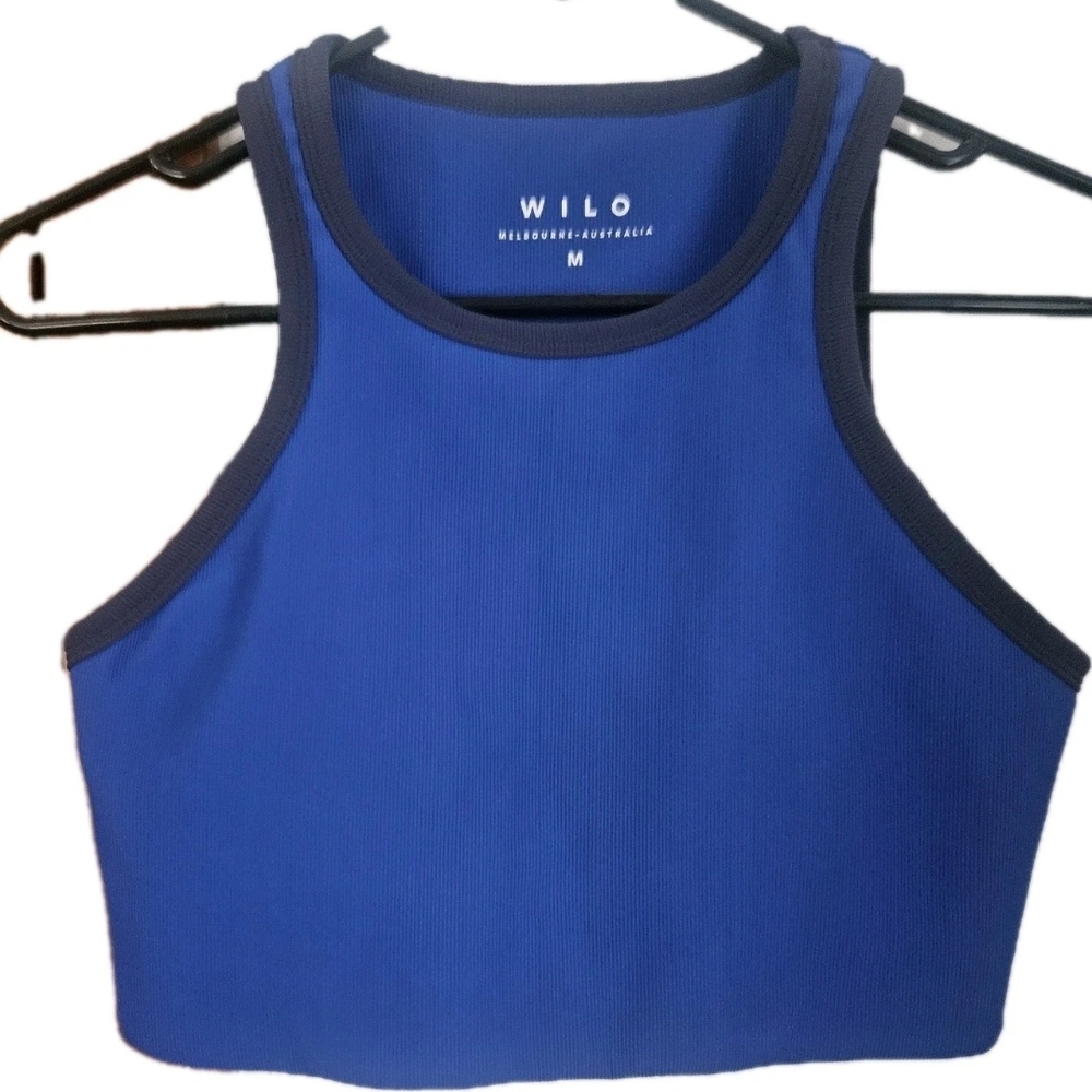 WILO Women's Royal Blue Crop Top